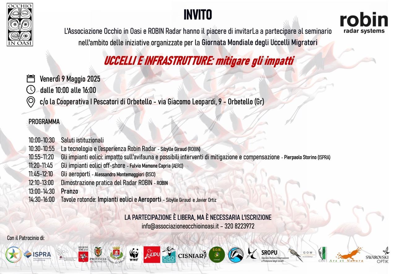 seminario uccelli e infrastrutture